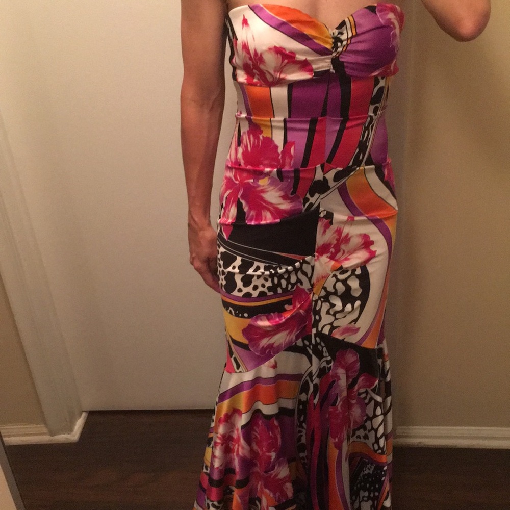 Cache vintage strapless mermaid dress